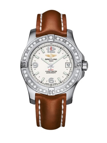 Breitling Colt 36 Diamond / Stratus Silver / Calf