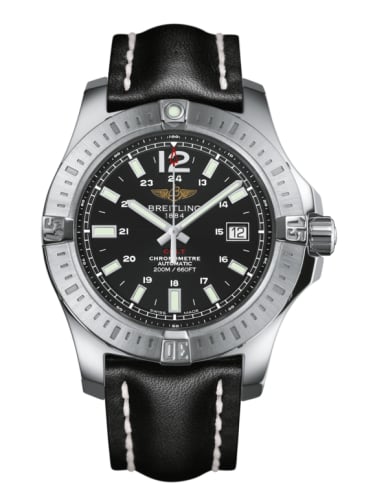 Breitling Colt 44 Automatic Volcano Black / Calf