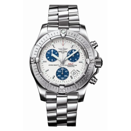 Breitling Chrono Colt Silver / Bracelet