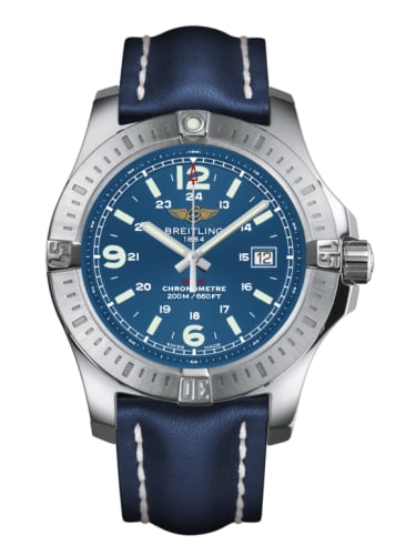 Breitling Colt Quartz Mariner Blue / Calf / Pin