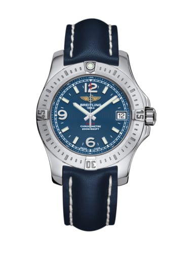 Breitling Colt 36 Mariner Blue / Calf / Pin