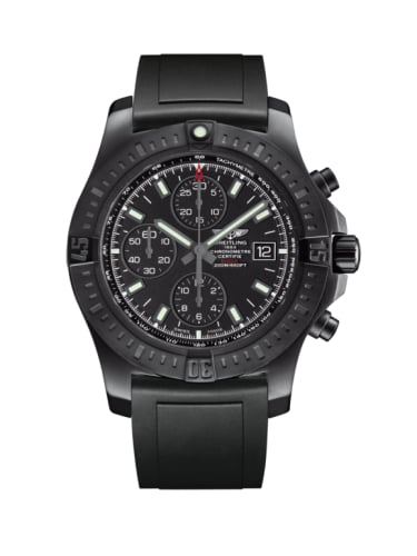 Breitling Colt Chronograph Automatic Blacksteel / Volcano Black / Rubber