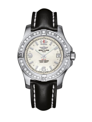 Breitling Colt 36 Diamond / Pearl / Calf