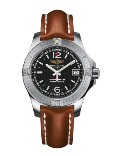 Breitling Colt Lady Volcano Black / Calf / Pin