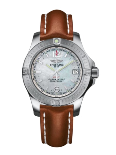 Breitling Colt Lady Pearl / Calf / Pin