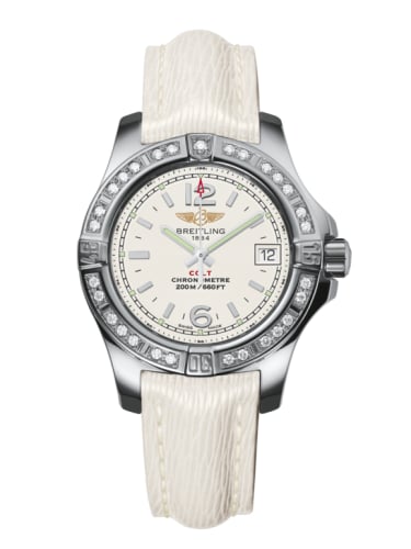 Breitling Colt Lady Diamond / Stratus Silver / Sahara / Pin