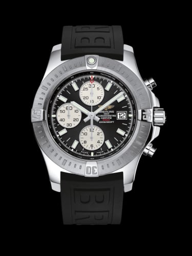 Breitling Colt Chronograph Automatic Stainless Steel / Volcano Black / Rubber / Folding