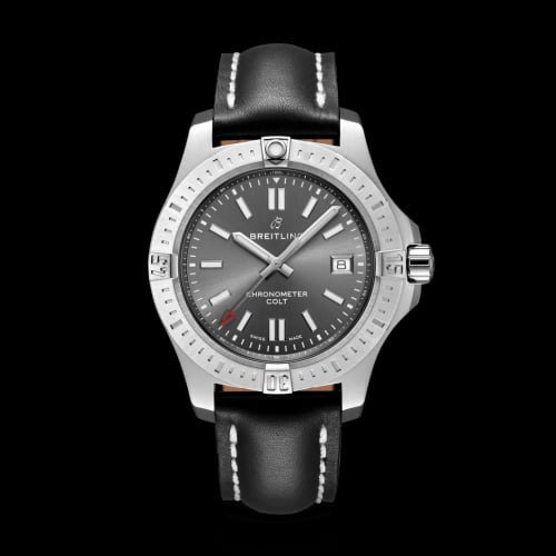Breitling Chronomat Colt 41 Automatic Tempest Grey / Calf / Folding