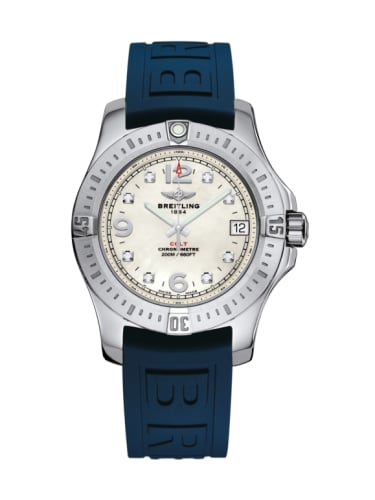 Breitling Colt 36 Pearl Diamond / Rubber / Pin