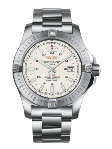 Breitling Colt 44 Automatic Stratus Silver / Bracelet