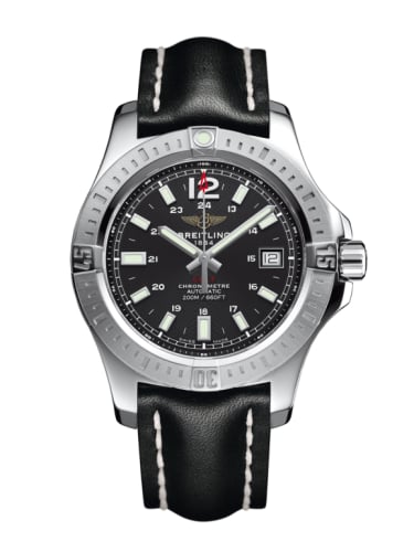 Breitling Colt 41 Automatic Volcano Black / Calf