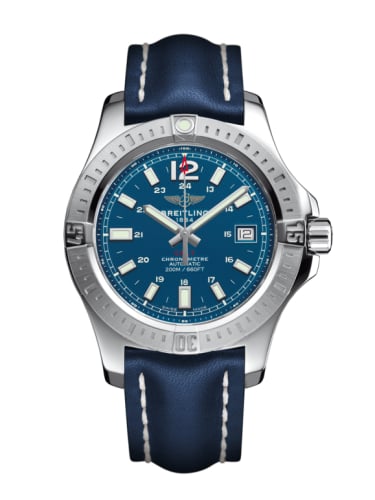 Breitling Colt 41 Automatic Mariner Blue / Calf