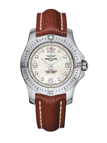 Breitling Colt 36 Pearl Diamond / Sahara / Pin