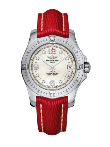 Breitling Colt 36 Pearl Diamond / Sahara / Pin
