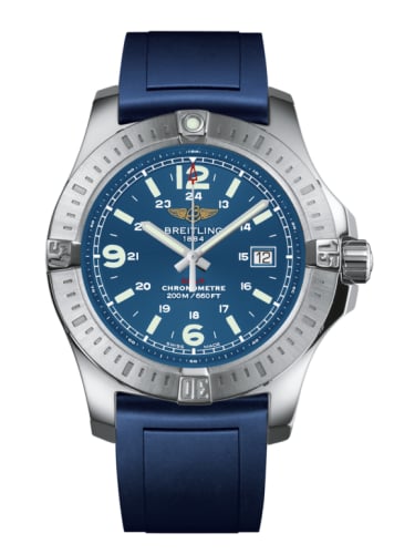 Breitling Colt Quartz Mariner Blue / Rubber / Pin