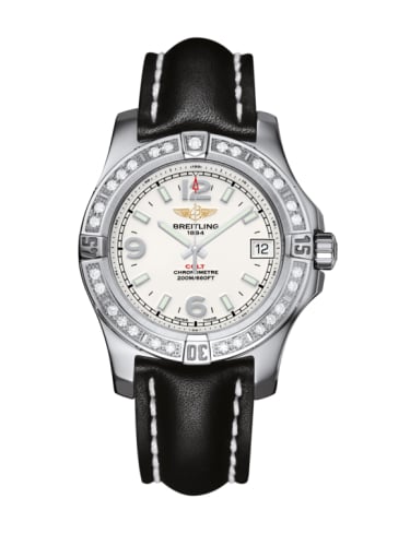 Breitling Colt 36 Diamond / Stratus Silver / Calf
