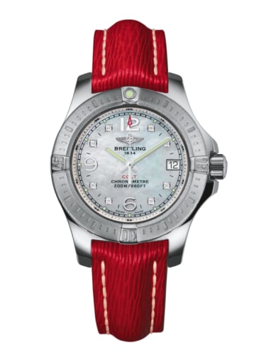 Breitling Colt Lady Pearl Diamond / Sahara / Pin