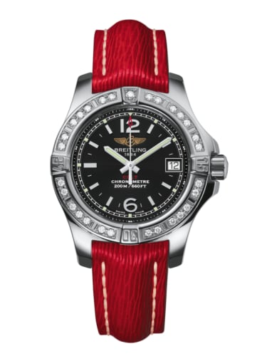 Breitling Colt Lady Diamond / Volcano Black / Sahara / Pin