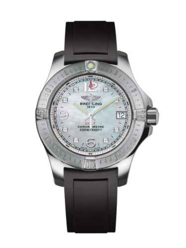 Breitling Colt Lady Pearl Diamond / Rubber / Pin