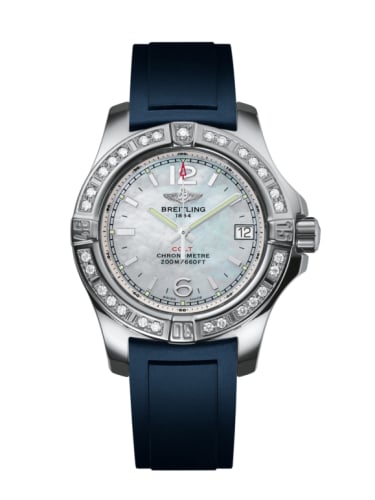 Breitling Colt Lady Diamond / Pearl / Rubber / Pin