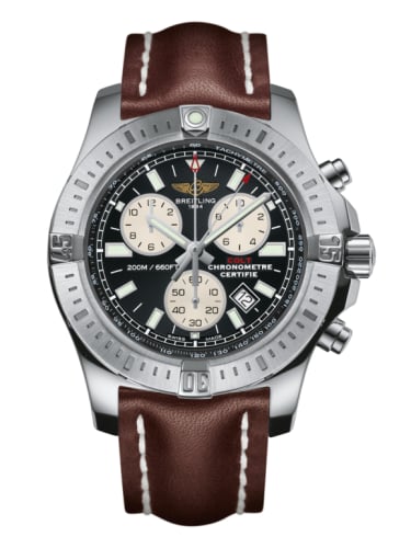 Breitling Colt Chronograph Volcano Black / Calf / Pin