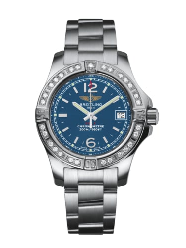 Breitling Colt Lady Diamond / Mariner Blue / Bracelet