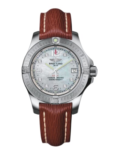 Breitling Colt Lady Pearl Diamond / Sahara / Pin