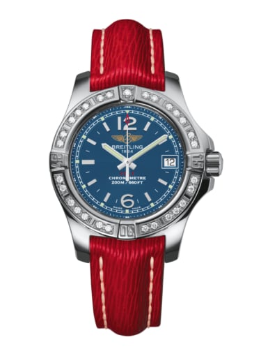 Breitling Colt Lady Diamond / Mariner Blue / Sahara / Pin