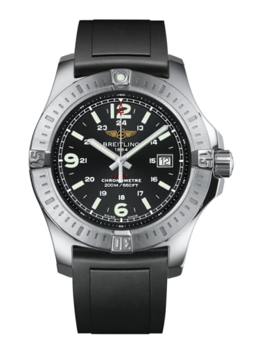 Breitling Colt Quartz Volcano Black / Rubber / Pin