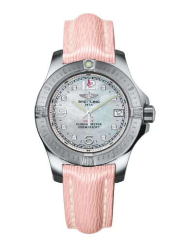 Breitling Colt Lady Pearl Diamond / Sahara / Pin