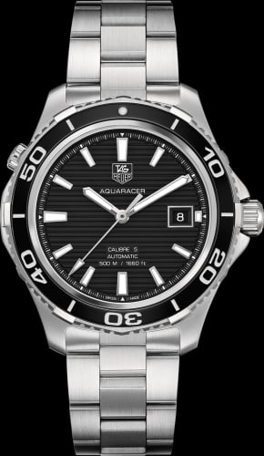 TAG Heuer Aquaracer 500M Calibre 5 41 Stainless Steel / Black / Bracelet