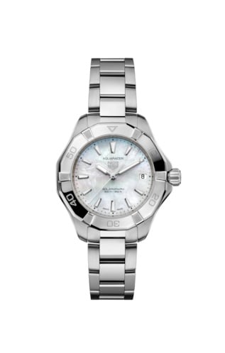 TAG Heuer Aquaracer Professional 200 Solargraph 34 Stainless Steel / MOP
