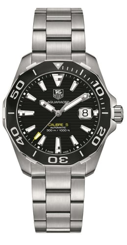 TAG Heuer Aquaracer 300M Calibre 5 41 Stainless Steel / Black / Bracelet