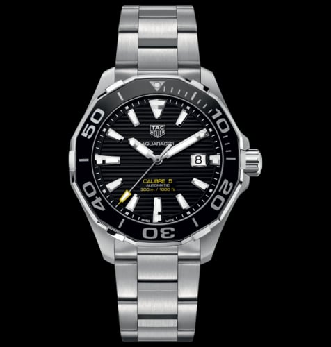 TAG Heuer Aquaracer 300M Calibre 5 41 Stainless Steel / Black / Steel