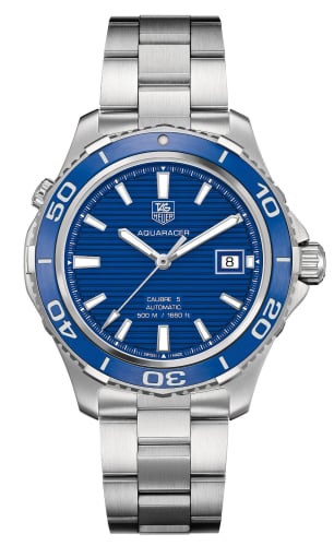 TAG Heuer Aquaracer 500M Calibre 5 41 Stainless Steel / Blue / Bracelet