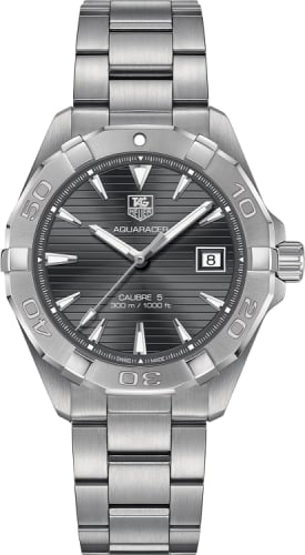 TAG Heuer Aquaracer 300M Calibre 5 41 Stainless Steel / Grey / Bracelet