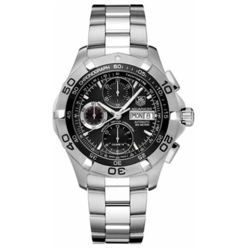 TAG Heuer Aquaracer 300M Calibre 16 Day-Date COSC Stainless Steel / Black / Bracelet
