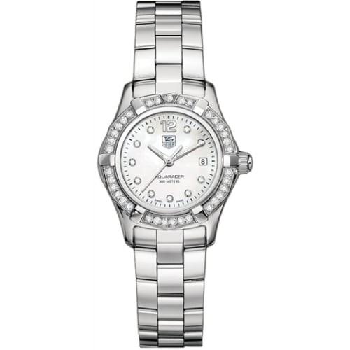 TAG Heuer Aquaracer 300M Quartz 27 Stainless Steel / Diamond / MOP - Diamond / Bracelet