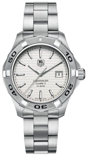 TAG Heuer Aquaracer 300M Calibre 5 41 Stainless Steel / Silver / Bracelet