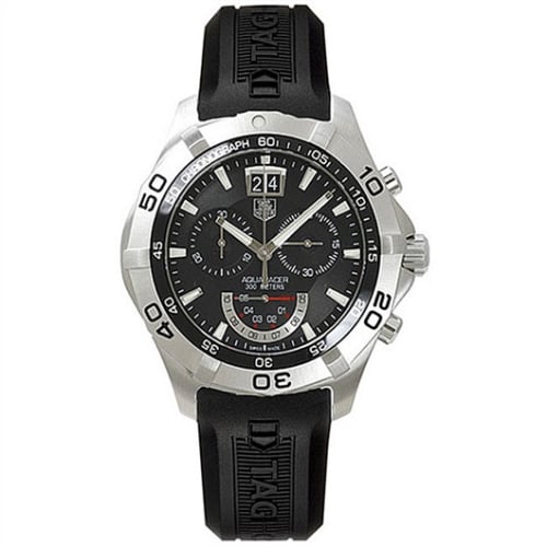 TAG Heuer Aquaracer 300M Quartz Chronograph 43 Stainless Steel / Black / Rubber