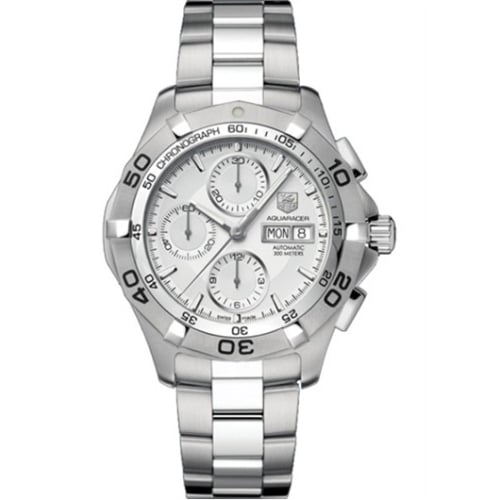 TAG Heuer Aquaracer 300M Calibre 16 Day-Date 43 Stainless Steel / Silver / Bracelet