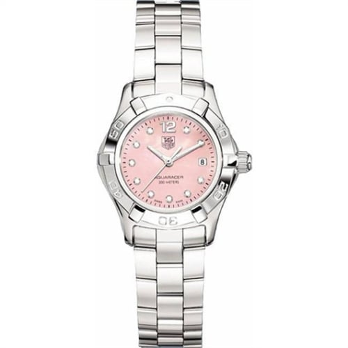 TAG Heuer Aquaracer 300M Quartz 27 Stainless Steel / Pink MOP - Diamond / Bracelet
