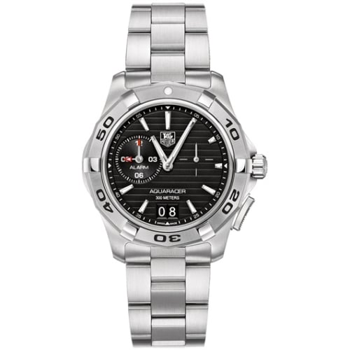 TAG Heuer Aquaracer 300M Alarm 41 Stainless Steel / Black / Bracelet