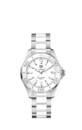 TAG Heuer Aquaracer 300M Quartz 35 Stainless Steel / White / Bracelet