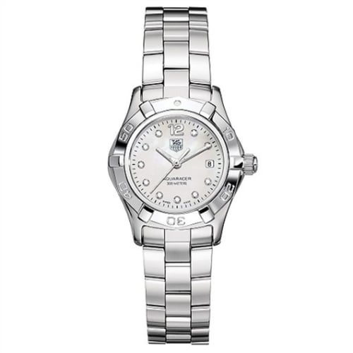 TAG Heuer Aquaracer 300M Quartz 27 Stainless Steel / MOP - Diamond / Bracelet