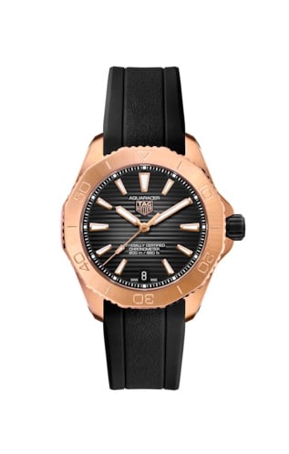 TAG Heuer Aquaracer Professional 200 40 Automatic Rose Gold - Titanium / Grey / Rubber