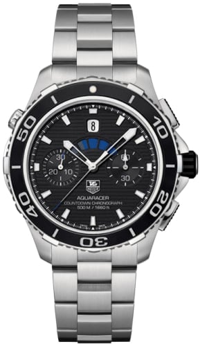 TAG Heuer Aquaracer 500M Calibre 72 43 Stainless Steel / Black / Bracelet