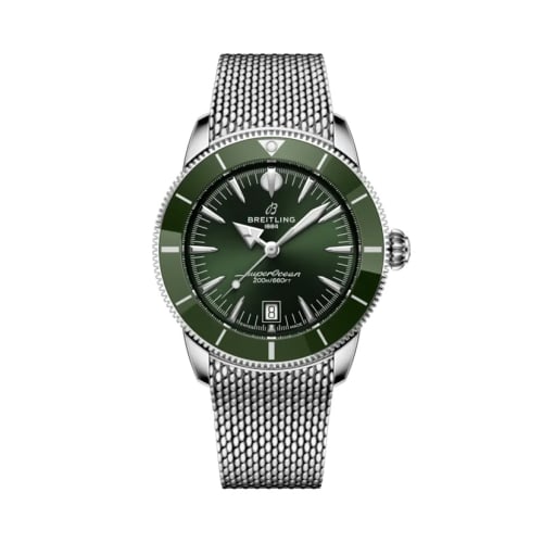 Breitling Superocean Heritage B31 Automatic 42 Stainless Steel / Green / Milanese