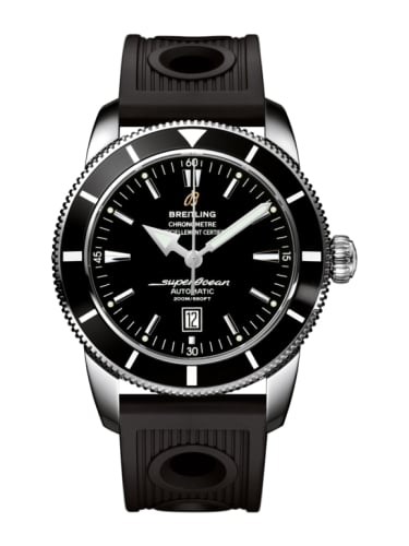Breitling Superocean Heritage 46 Stainless Steel / Black / Black / Rubber