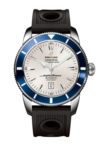 Breitling Superocean Heritage 46 Stainless Steel / Blue / Stratus Silver / Rubber